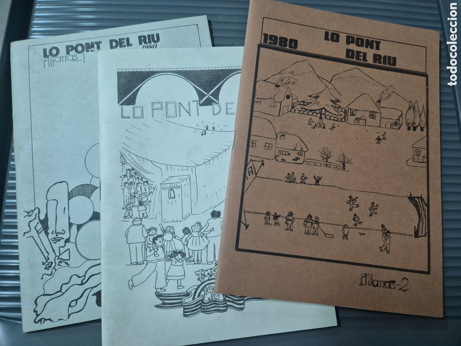 Coleccionismo de revistas y peri&oacute;dicos: LO PONT DEL RIU 3 REVISTES ALFARRAS 1980 ESPLAI LA NOGUERA