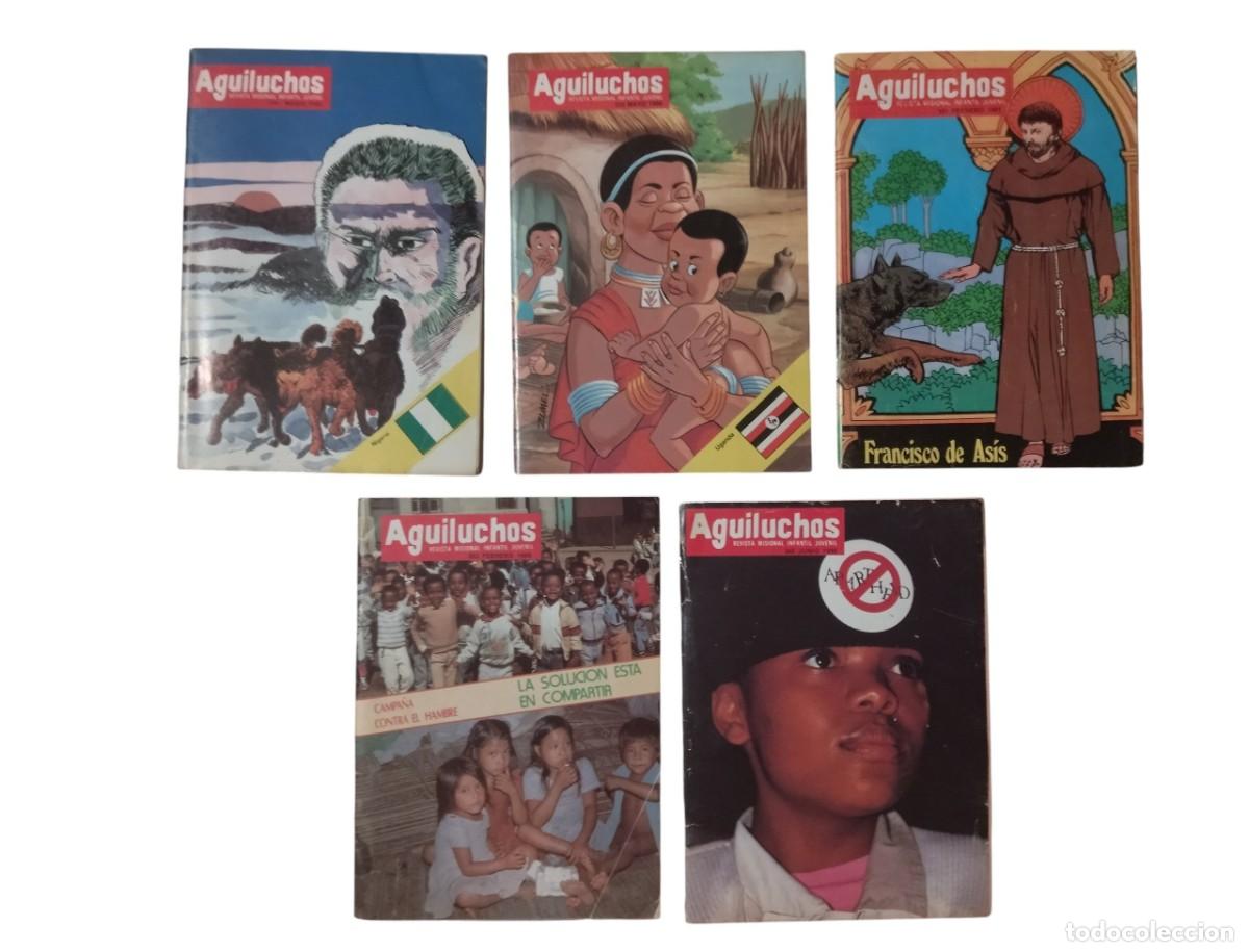 Coleccionismo de revistas y peri&oacute;dicos: AGUILUCHOS - REVISTA MISIONERA INFANTIL JUVENIL - LOTE DE 5 REVISTAS N&Uacute;MS. 310, 323, 331, 346 Y 353.