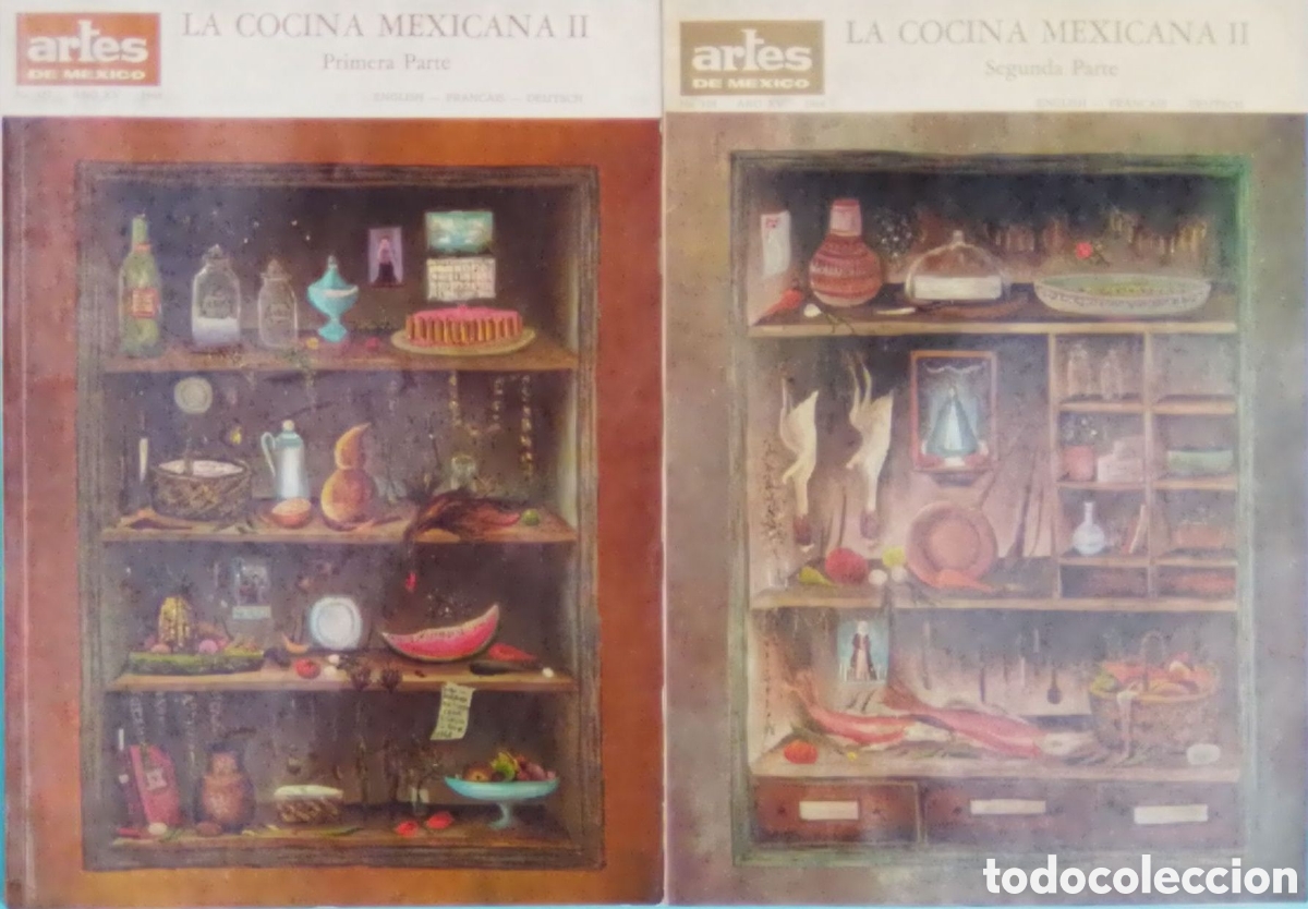 Collectionnisme de Revues et Journaux: La Cocina Mexicana II. 1a. y 2a. Partes. Revista Artes de M&eacute;xico. 1968.