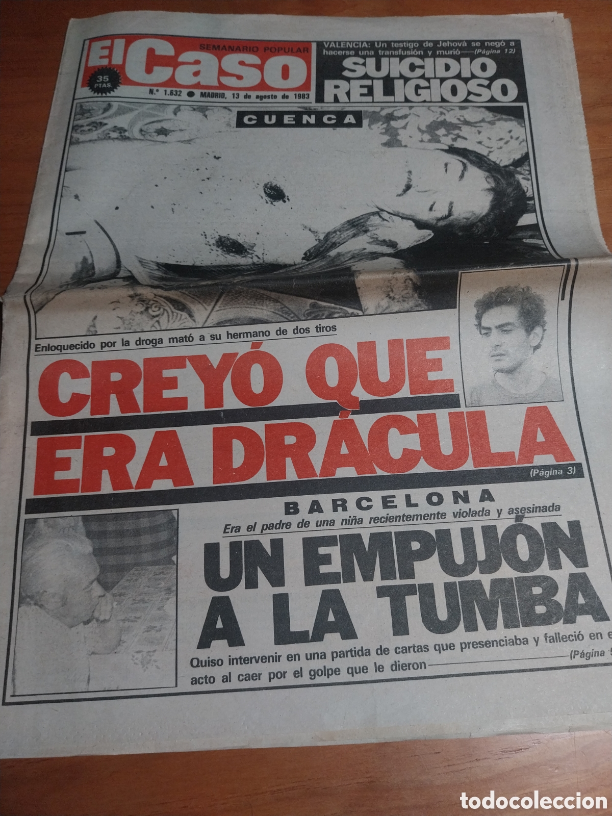 Collectionnisme de Revues et Journaux: EL CASO 1983 LAS MAJADAS CUENCA. MONTGAT BARCELONA.