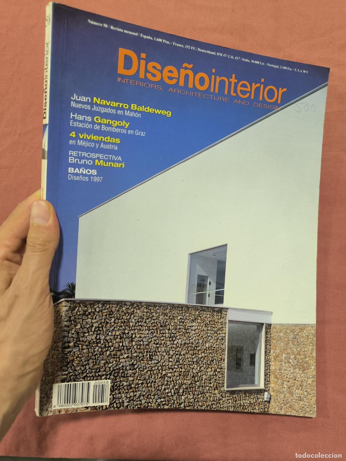 Collezionismo di Riviste e Giornali: Revista Dise&ntilde;o Interior Juan Navarro Baldeweg Coleccionismo Hemeroteca