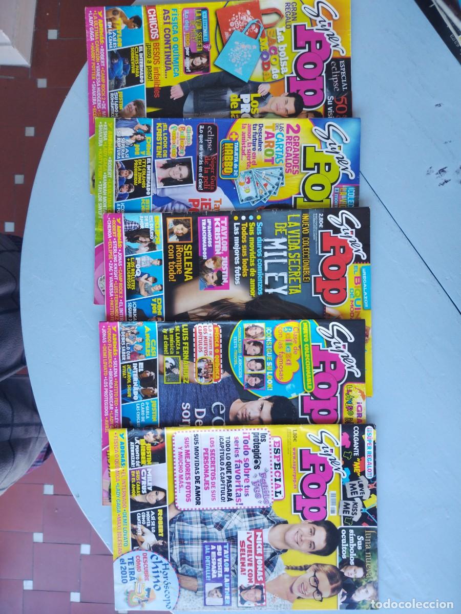 Collectionnisme de Revues et Journaux: LOTE 5 Revistas S&Uacute;PER POP. Luna nueva, Miley, Justin Bieber, etc.