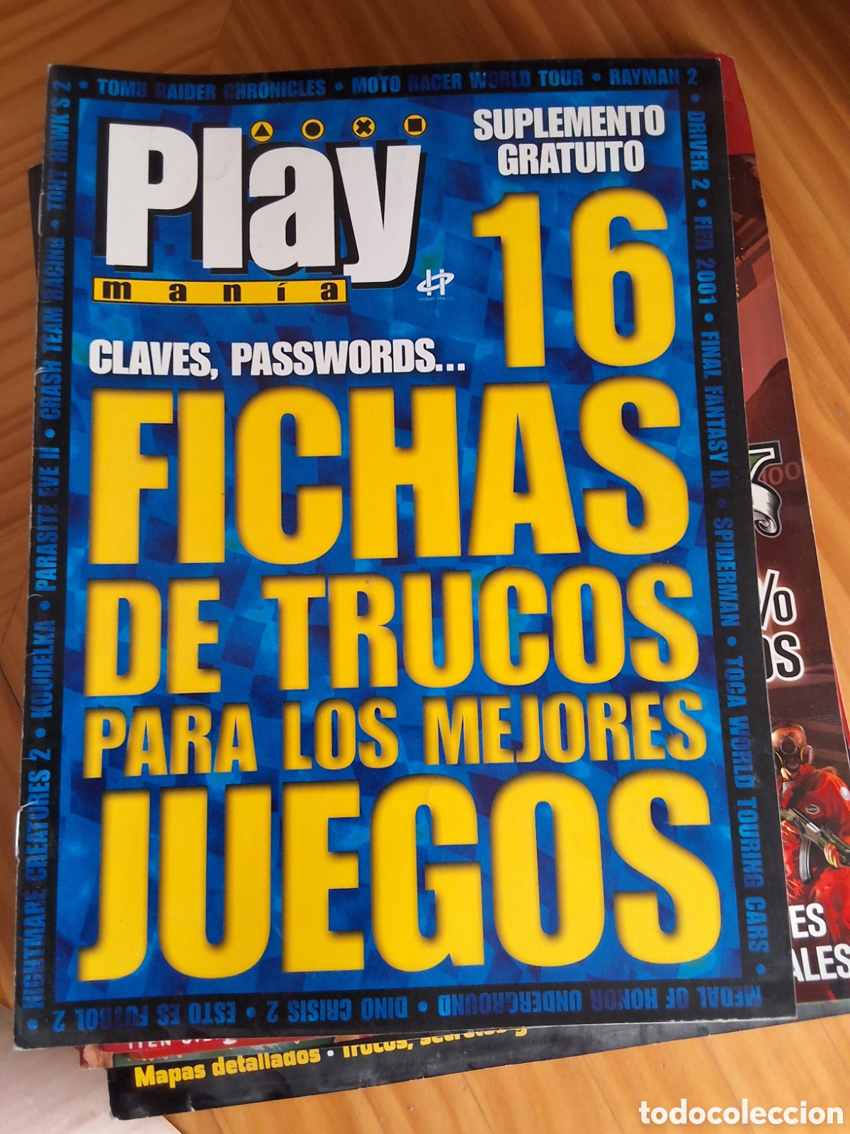 Coleccionismo de revistas y peri&oacute;dicos: 16 fichas trucos mejores juegos mini gu&iacute;a suplemento revista play mania n&uacute;mero 26