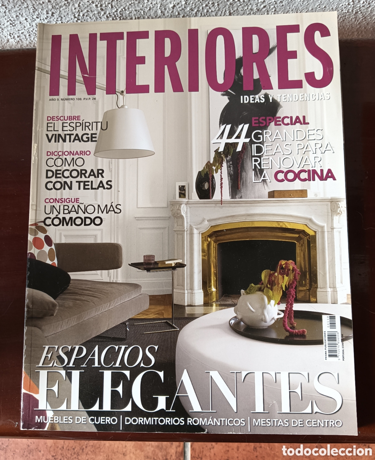Colecionismo de Revistas e Jornais: Revista Interiores. A&ntilde;o 9. N. 108.