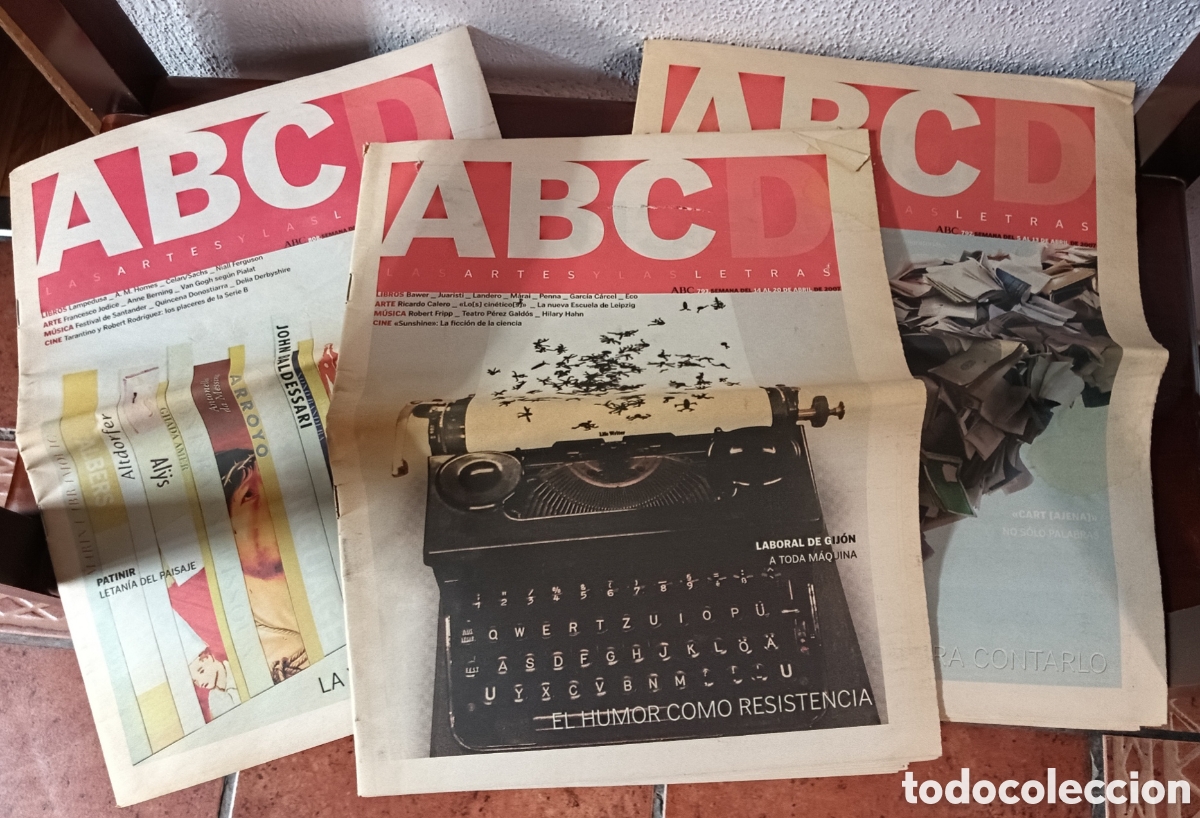 Coleccionismo de revistas y peri&oacute;dicos: ABC de Las Artes y las Letras.