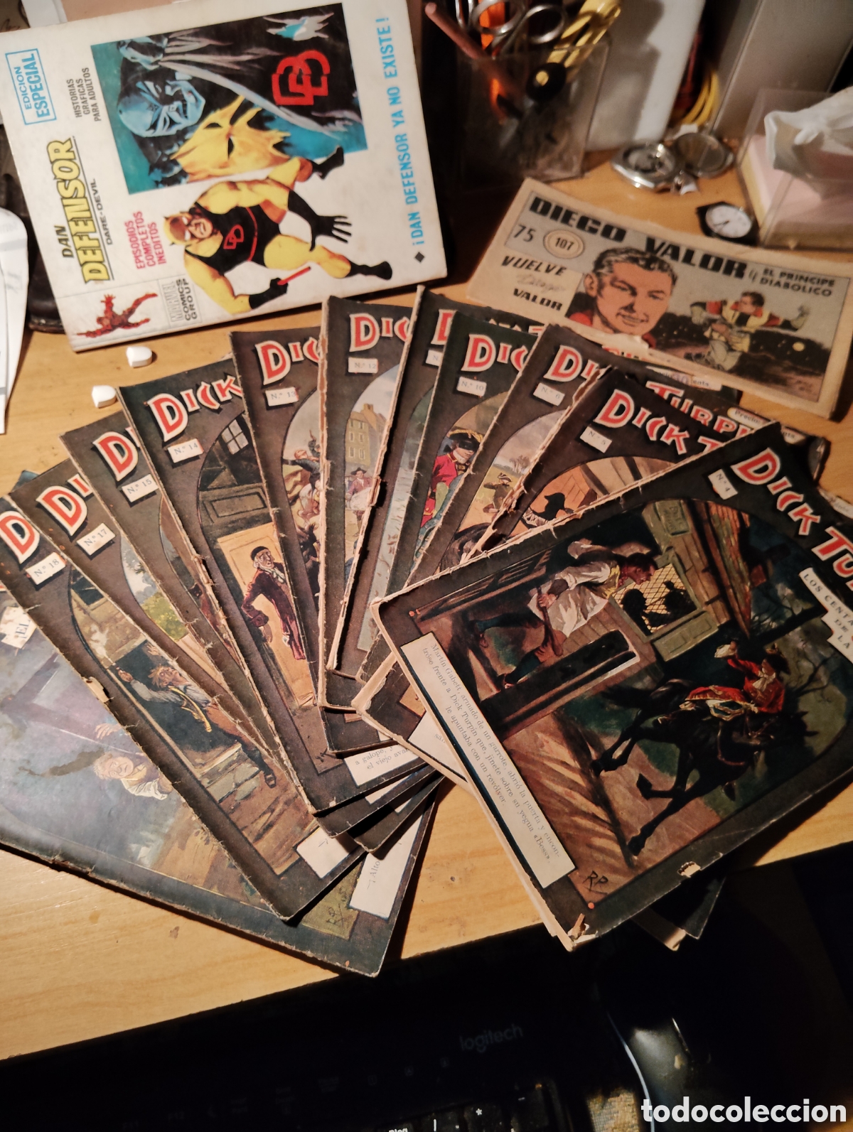 Collectionnisme de Revues et Journaux: Pulps dick turpin a&ntilde;os 20 lote ( 15 )