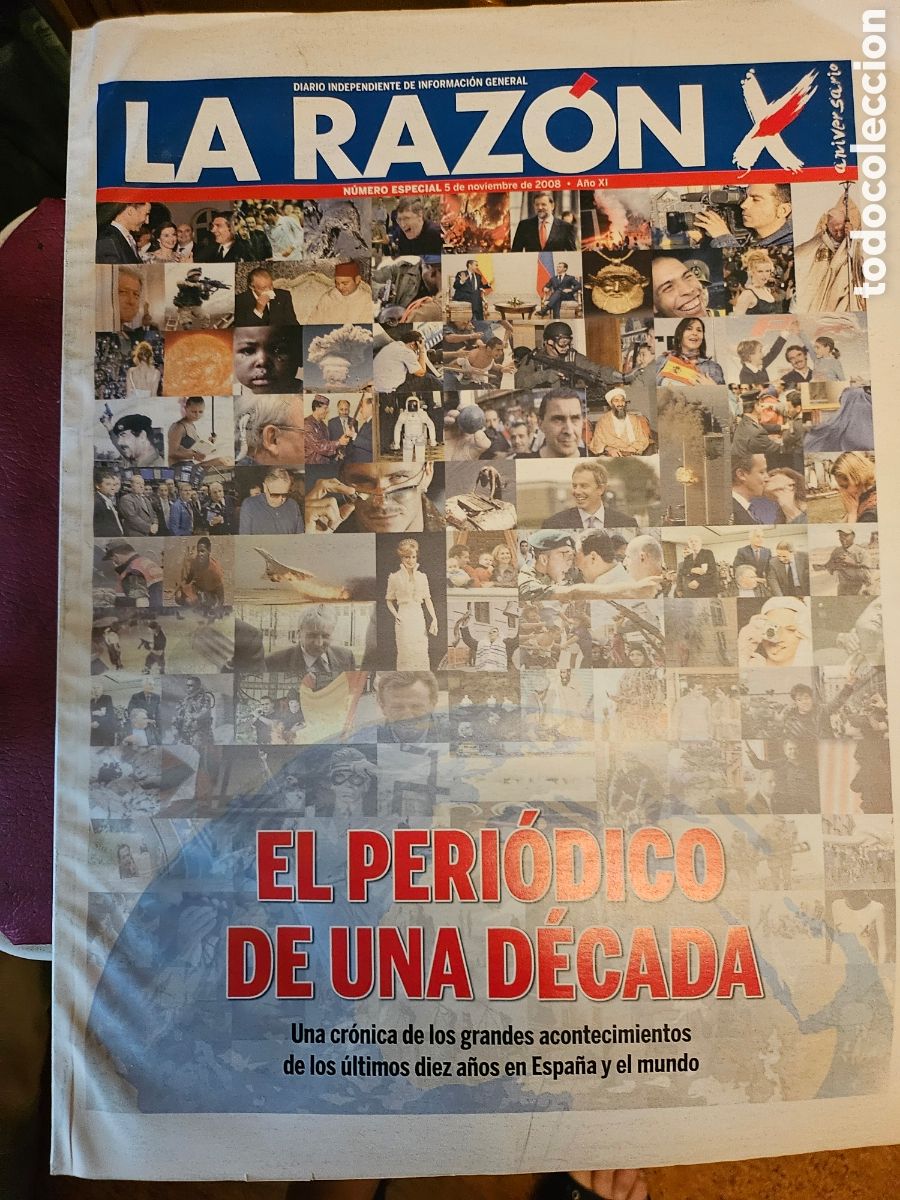 Colecionismo de Revistas e Jornais: Peri&oacute;dico La Raz&oacute;n, una d&eacute;cada