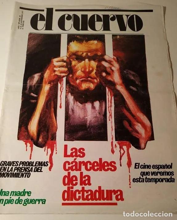 Colecionismo de Revistas e Jornais: EL CUERVO A&Ntilde;O 1 NUM 24 16 AL 22 NOVIEMBRE 1977
