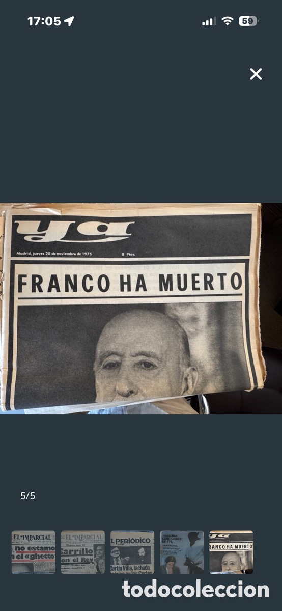 Collection Magazines and Newspapers: N&uacute;meros uno de peri&oacute;dicos nacionales