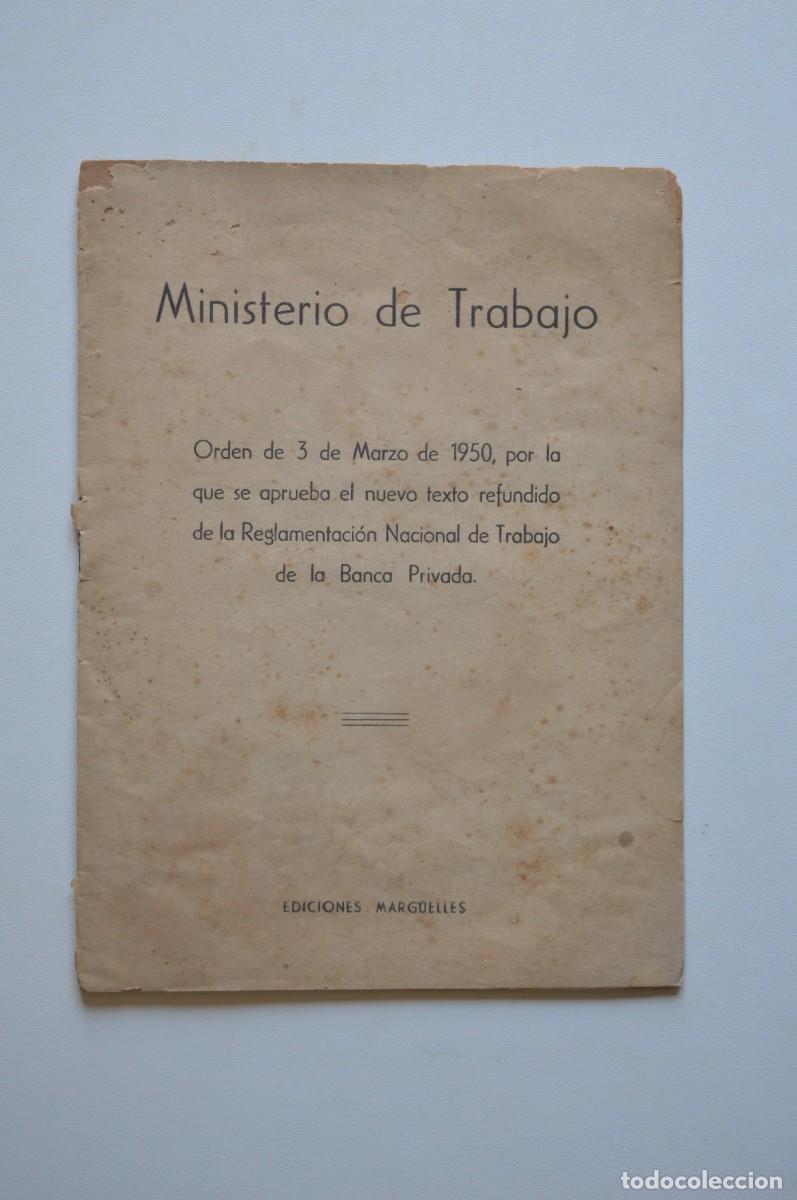 Sammeln von Zeitschriften und Zeitungen: REVISTA ANTIGUA MINISTERIO DE TRABAJO ORDEN DE 3 DE MARZO DE 1950 EDICIONES MARG&Uuml;ELLES