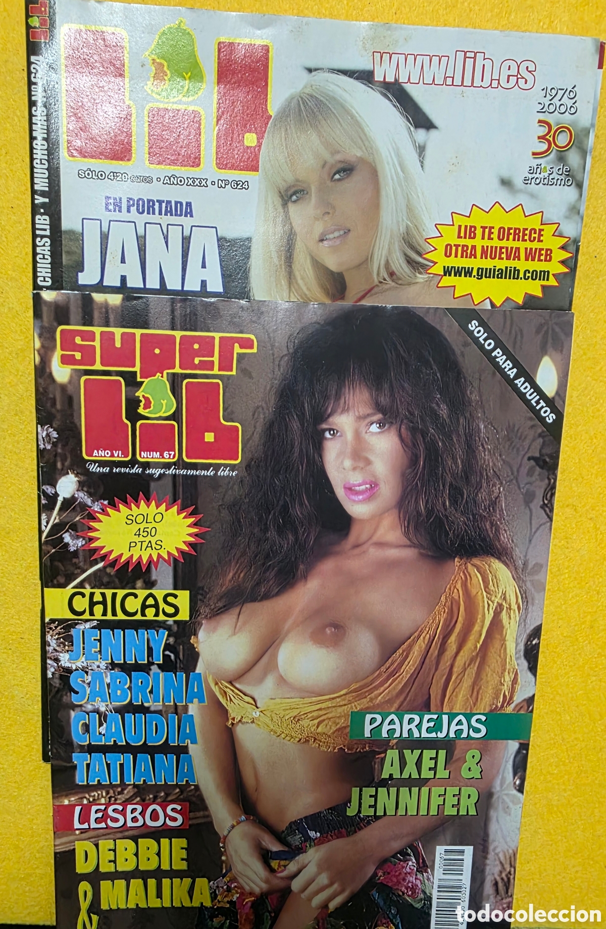 Sammeln von Zeitschriften und Zeitungen: Super LIB. Revista er&oacute;tica solo para adultos.