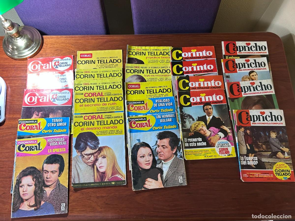 Coleccionismo de revistas y peri&oacute;dicos: FOTONOVELAS CORIN TELLADO CORAL CORINTO CAPRICHO
