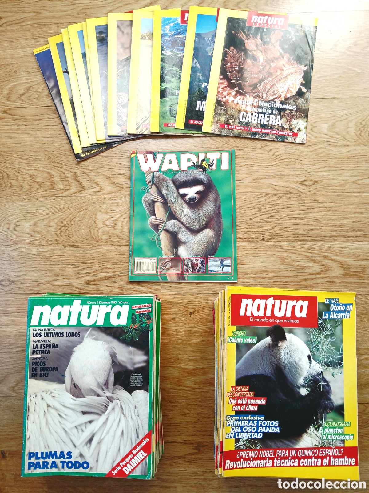 Coleccionismo de revistas y peri&oacute;dicos: Gran colecci&oacute;n revista NATURA 1983-1992