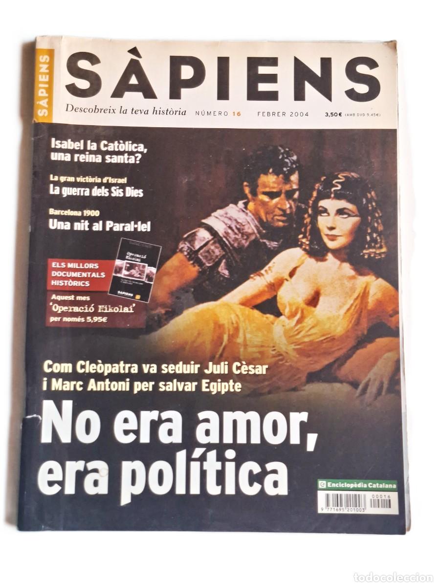 Collectionnisme de Revues et Journaux: REVISTA SAPIENS № 16 (FEBRER 2004) CLEOPATRA