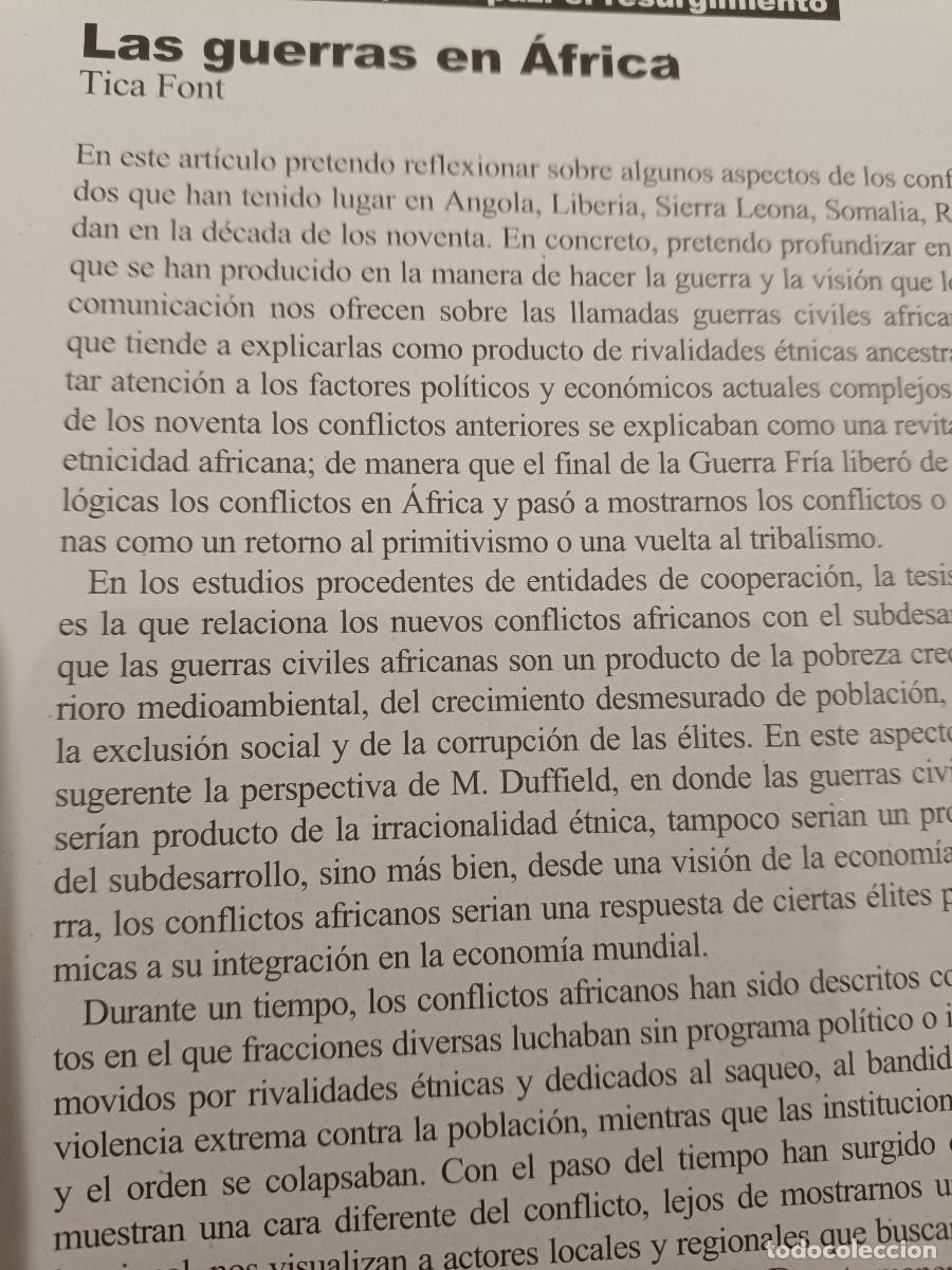 Coleccionismo de revistas y peri&oacute;dicos: HISTORIA DE LAS GUERRAS EN &Aacute;FRICA. 13 P&Aacute;GINAS DE VIENTO SUR 2006