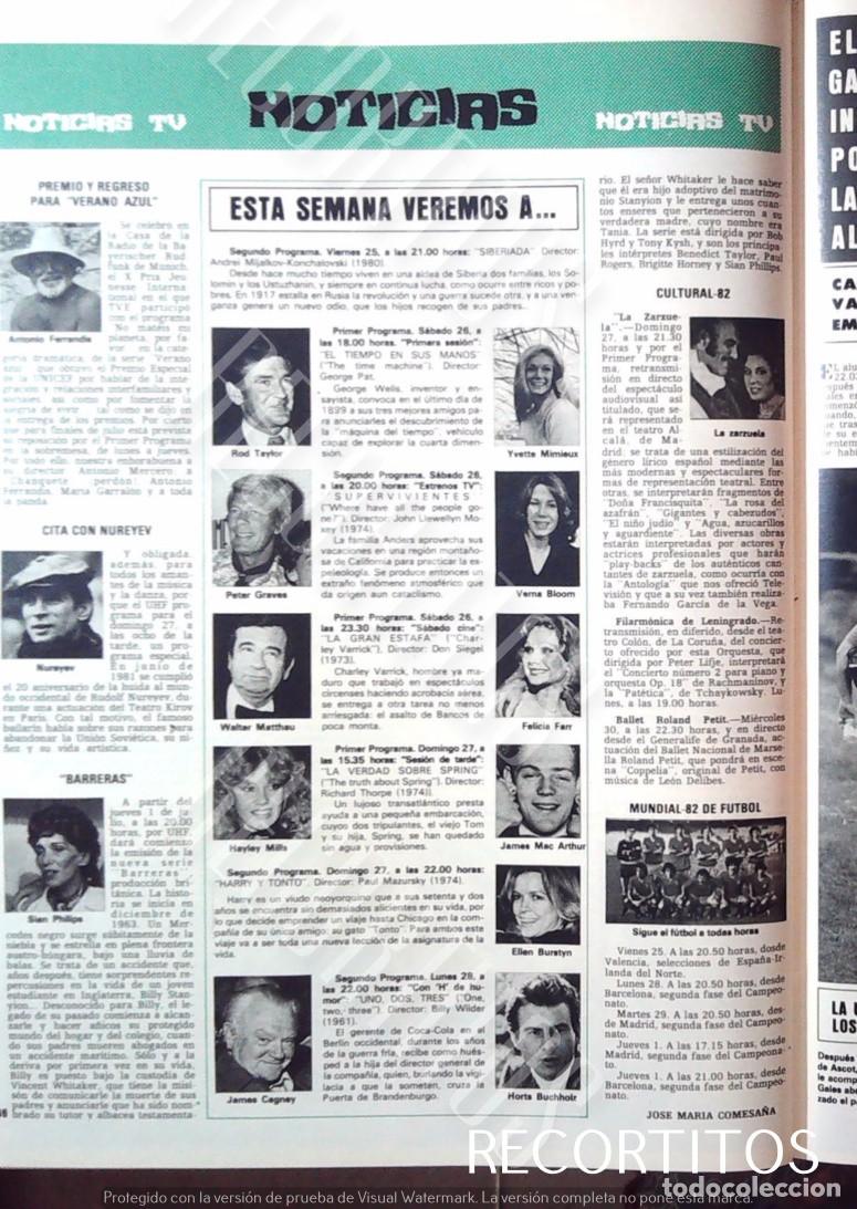 Collezionismo di Riviste e Giornali: yvette mimieux rod taylor peter graves hayley miles james mac arthur vema bloom antonio ferrandis ho