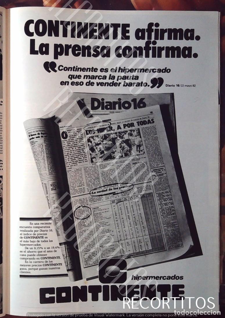 Collezionismo di Riviste e Giornali: continente hiperjercados publicidad