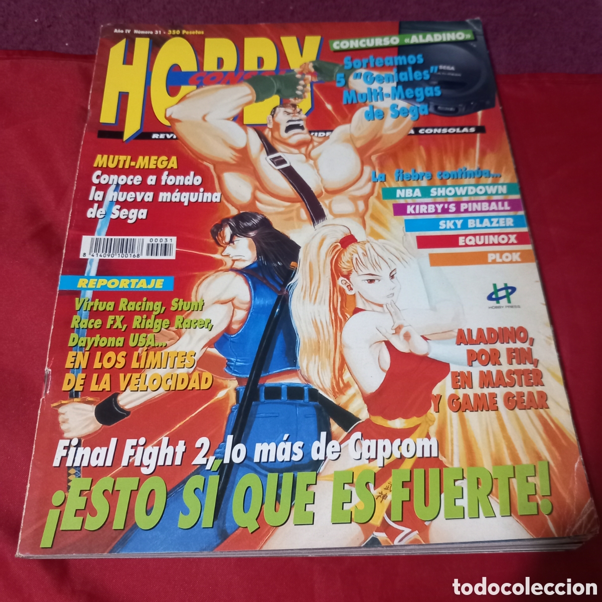 Sammeln von Zeitschriften und Zeitungen: REVISTA HOBBY CONSOLAS n&deg;31/FINAL FIGHT 2/EQUINOX/PLOK/DRAGONS LAIR/SKY BLAZER y mucho m&aacute;s!!