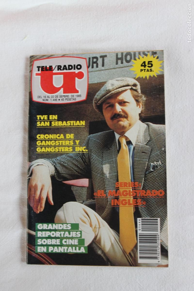 Coleccionismo de revistas y peri&oacute;dicos: TELERACIO N&ordm; 1446 1985 TVE EN SAN SEBASTIAN