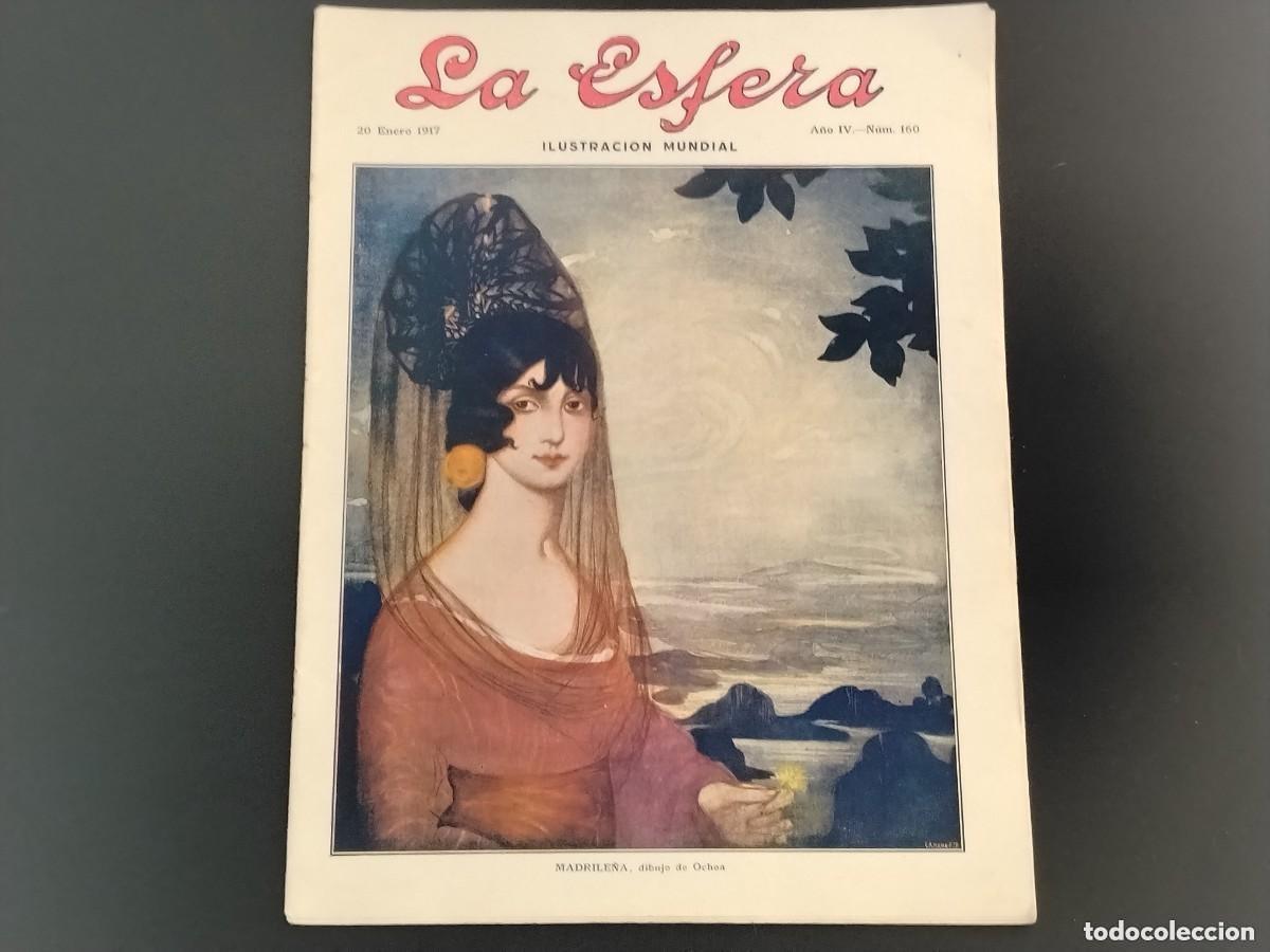 Collectionnisme de Revues et Journaux: REVISTA - LA ESFERA - A&Ntilde;O IV N&ordm;160 - A&Ntilde;O 1917 - ILUSTRACION MUNDIAL MUY ILUSTRADA