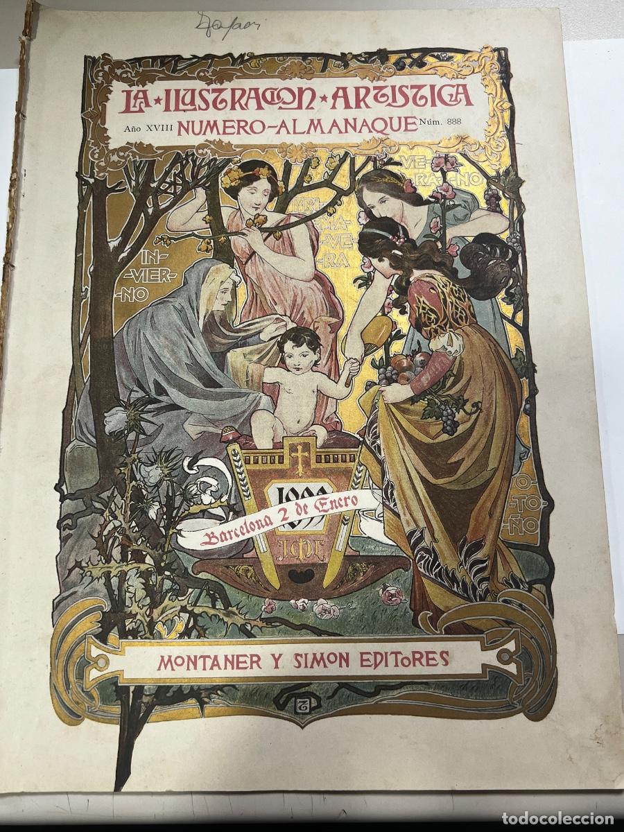 Coleccionismo de revistas y peri&oacute;dicos: LA ILUSTRACI&Oacute;N ART&Iacute;STICA. N&deg; 888. A&Ntilde;O XVIII. BARCELONA. ENERO. MONTANER Y SIM&Oacute;N EDITORES.