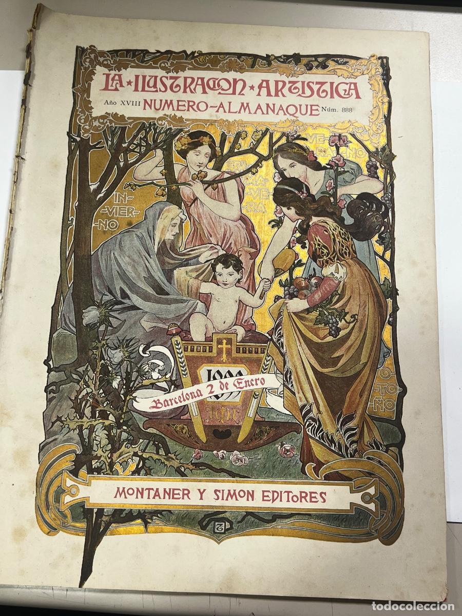 Coleccionismo de revistas y peri&oacute;dicos: LA ILUSTRACI&Oacute;N ART&Iacute;STICA. N&deg; 888. A&Ntilde;O XVIII. BARCELONA. ENERO. MONTANER Y SIM&Oacute;N EDITORES.