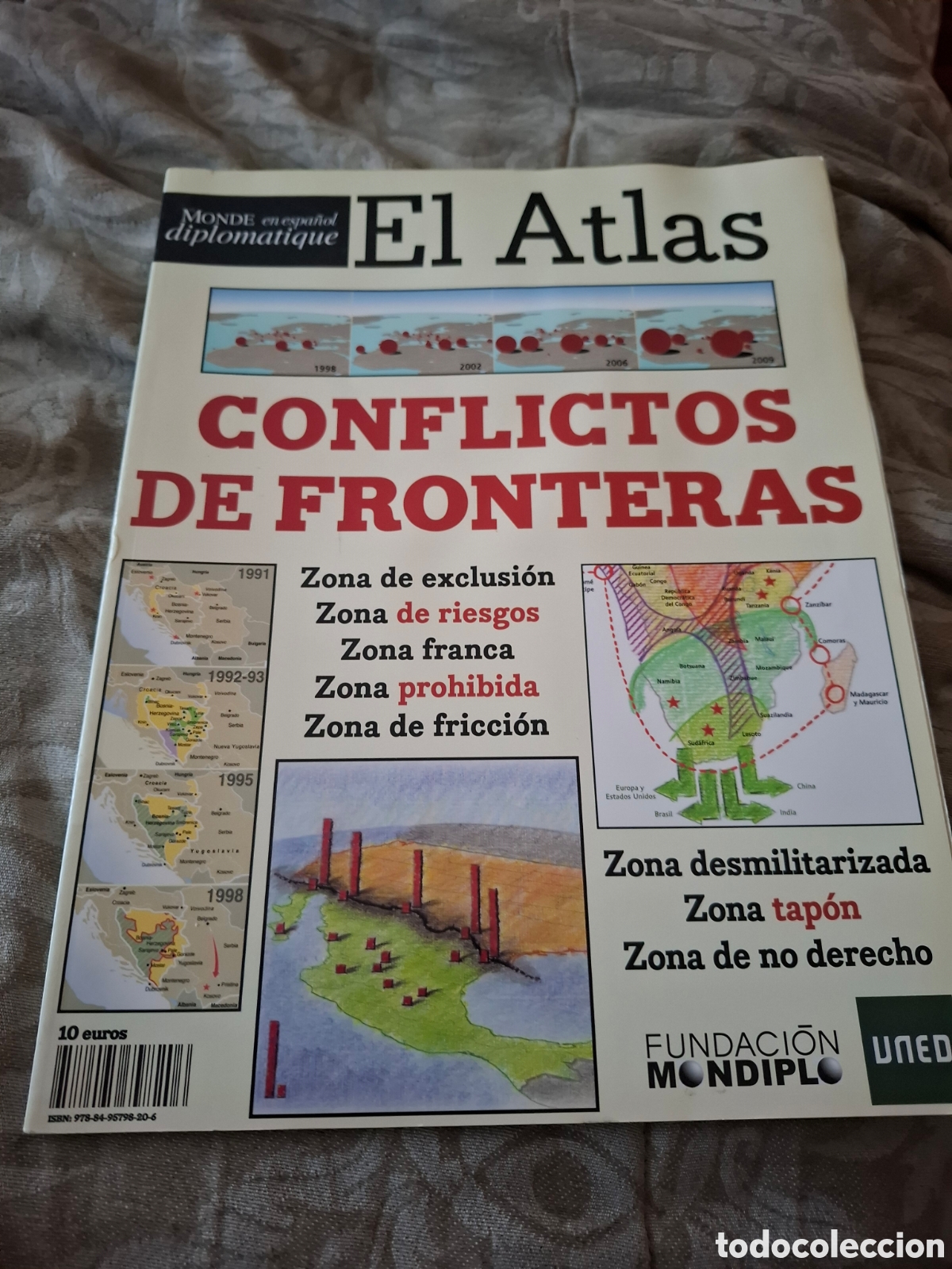 Coleccionismo de revistas y peri&oacute;dicos: El Atlas Le Monde Diplomatique Conflictos De Fronteras