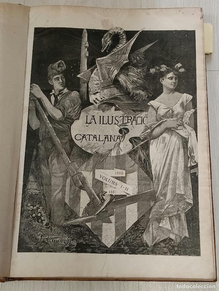 Coleccionismo de revistas y peri&oacute;dicos: La ilustraci&oacute; catalana. Volums I-II. 1880-1881.
