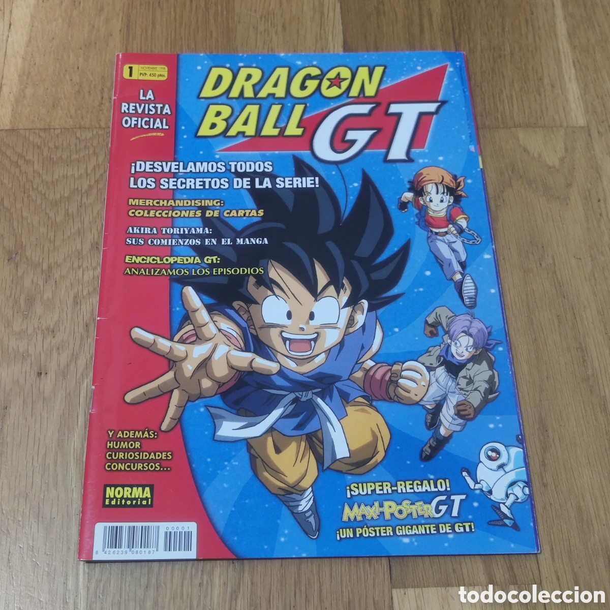 Coleccionismo de revistas y peri&oacute;dicos: Dragon Ball GT - La revista Oficial N&ordm;1 - Norma Editorial - Bola de Drag&oacute;n GT