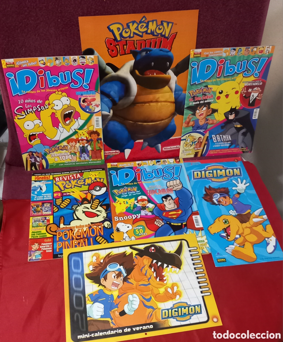 Collection Magazines and Newspapers: 3&times;REVISTAS DIBUS n&deg;1-2 y 3/+REVISTA POKEMON+POSTER+CALENDARIO+GUIA(EXCELENTE ESTADO)