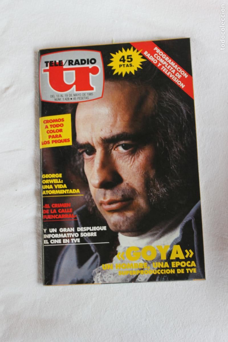Collection Magazines and Newspapers: TELERADIO N&ordm; 1428 1985 GOYA