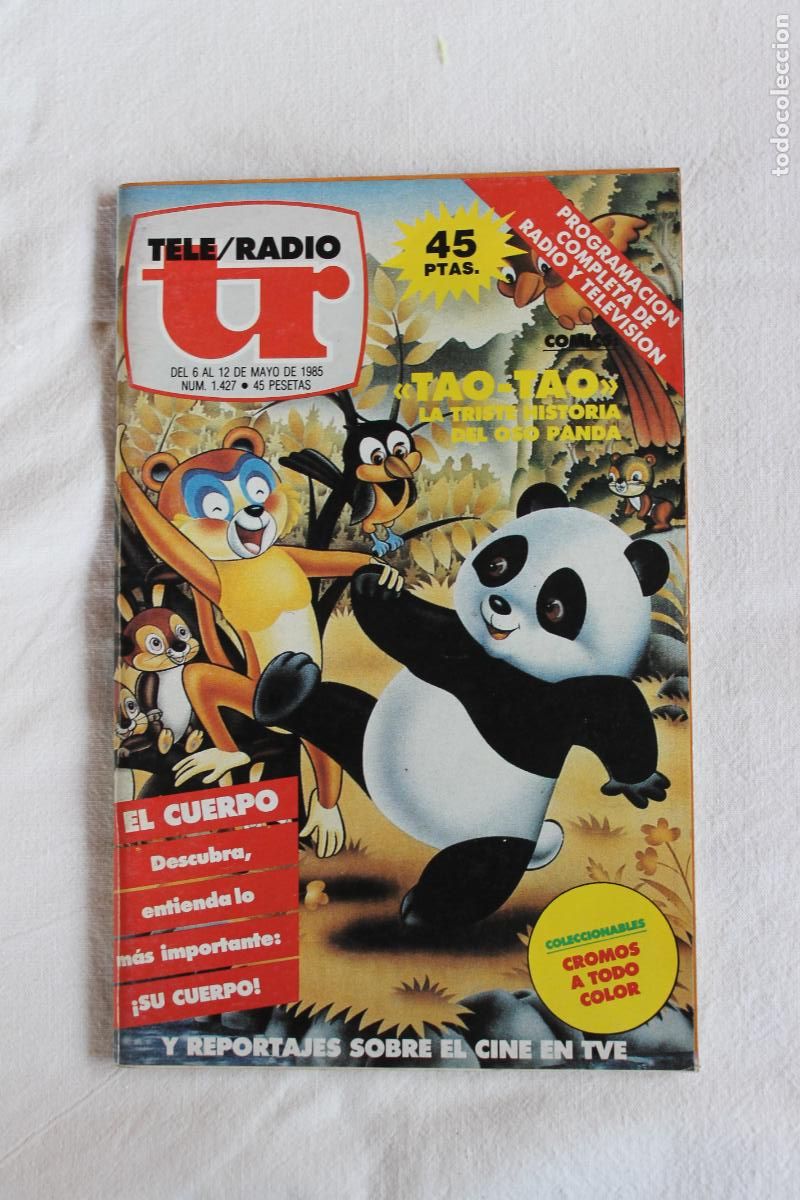 Collezionismo di Riviste e Giornali: TELERADIO N&ordm; 1427 1985 SIN COLECCIONABLE