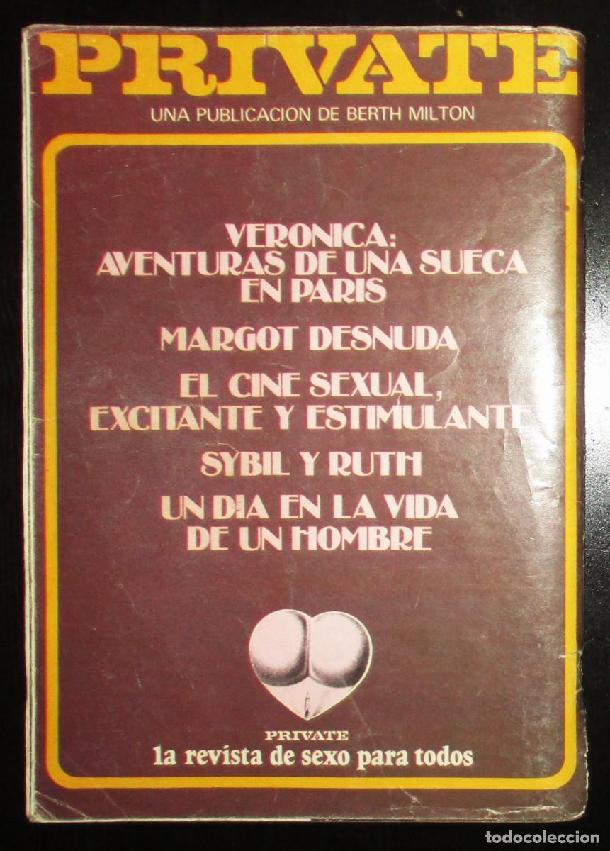 Collectionnisme de Revues et Journaux: REVISTA PRIVATE N&ordm; 1. PRIMER N&Uacute;MERO PUBLICADO EN ESPA&Ntilde;OL. ORIGINAL DE 1977.