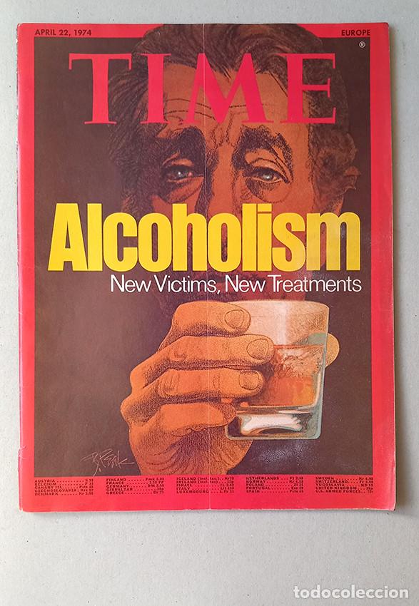 Sammeln von Zeitschriften und Zeitungen: Alcoholism. New Victims, New Treatments. Israel, The Crisis That Became a Revolution. Time, 1974