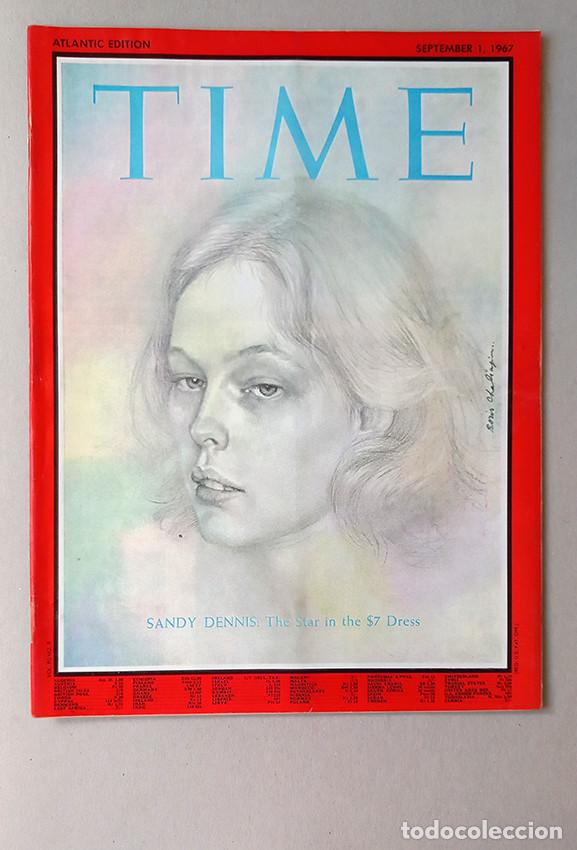 Collection Magazines and Newspapers: Sandy Dennis. The Star in the $7 Dress. Time September 1, 1967