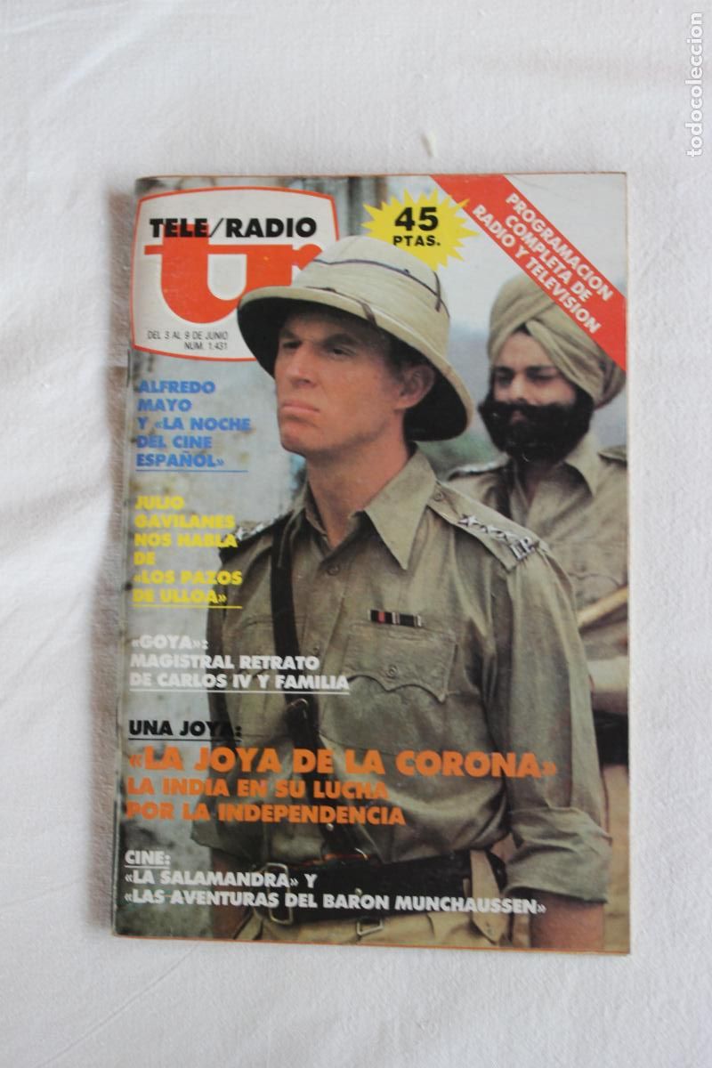 Coleccionismo de revistas y peri&oacute;dicos: TELERADIO N&ordm; 1431 1985 ALFREDO MAYO