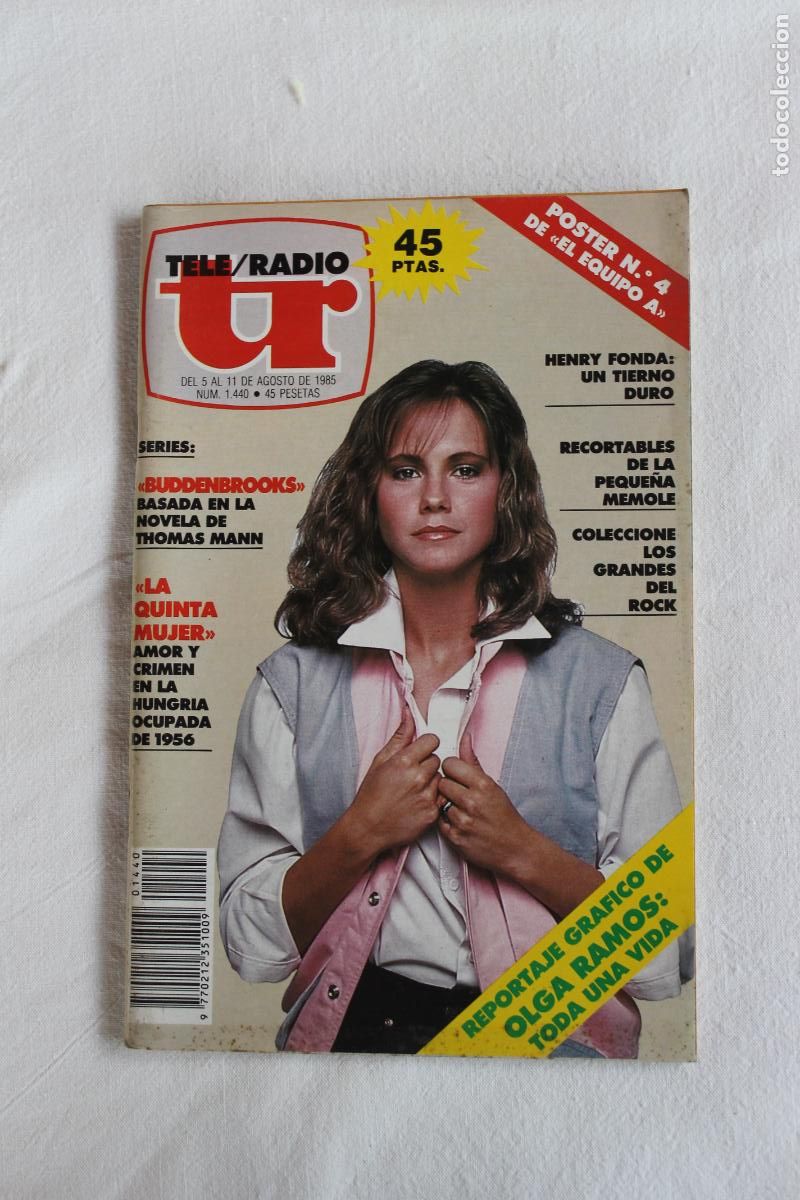Coleccionismo de revistas y peri&oacute;dicos: TELERADIO N&ordm; 1440 1985 OLGA RAMOS SIN POSTERS