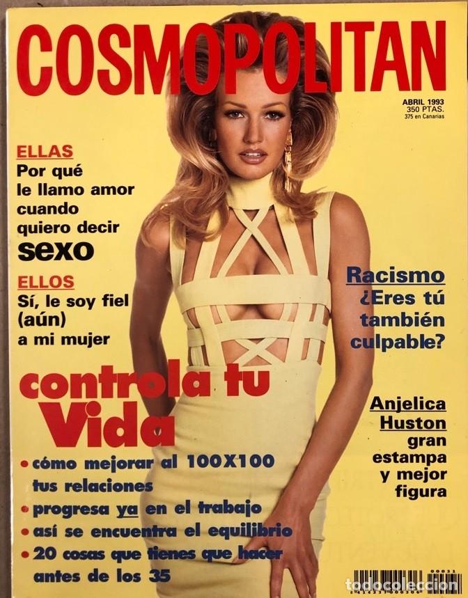 Collezionismo di Riviste e Giornali: Cosmopolitan abril 1993-Anjelica Huston-karen mulder-susan sarandon-fernando carrillo-gran wyoming