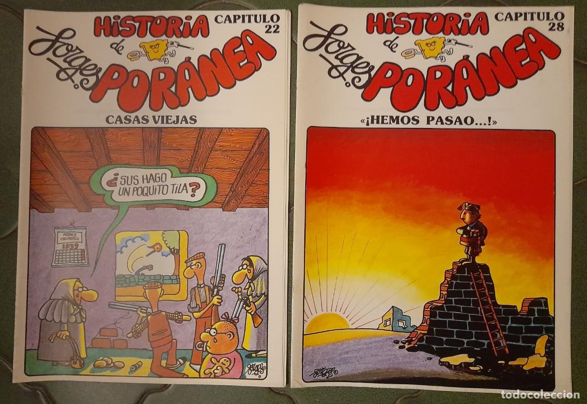 Collection Magazines and Newspapers: Lote 2 Fasc&iacute;culos HISTORIA DE FOR&Aacute;NEA por FORGES (1982) Editorial Bruguera - N&uacute;meros 22 y 28