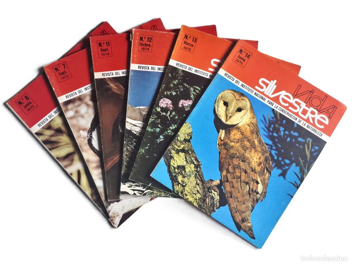 Collectionnisme de Revues et Journaux: LOTE 5 REVISTAS VIDA SILVESTRE ICONA (1973-1975) VINTAGE