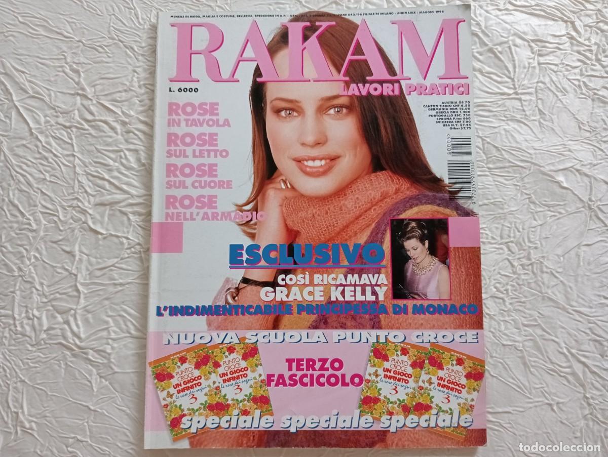 Coleccionismo de revistas y peri&oacute;dicos: RAKAM N&ordm; 5 &ndash; MAYO 1998 &ndash; REVISTA ITALIANA &ndash; BORDADO, PUNTO DE CRUZ Y LABORES