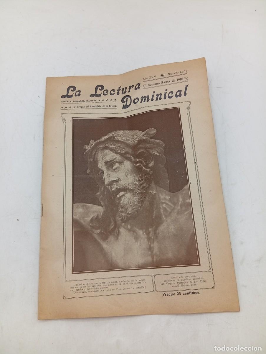 Coleccionismo de revistas y peri&oacute;dicos: LECTURA DOMINICAL. A&Ntilde;O XXV. N&ordm; 1265. A&Ntilde;O 19168. FLEVIT SUPER ILLAM. SOLEDAD DE MARIA. EL DIV... LEER