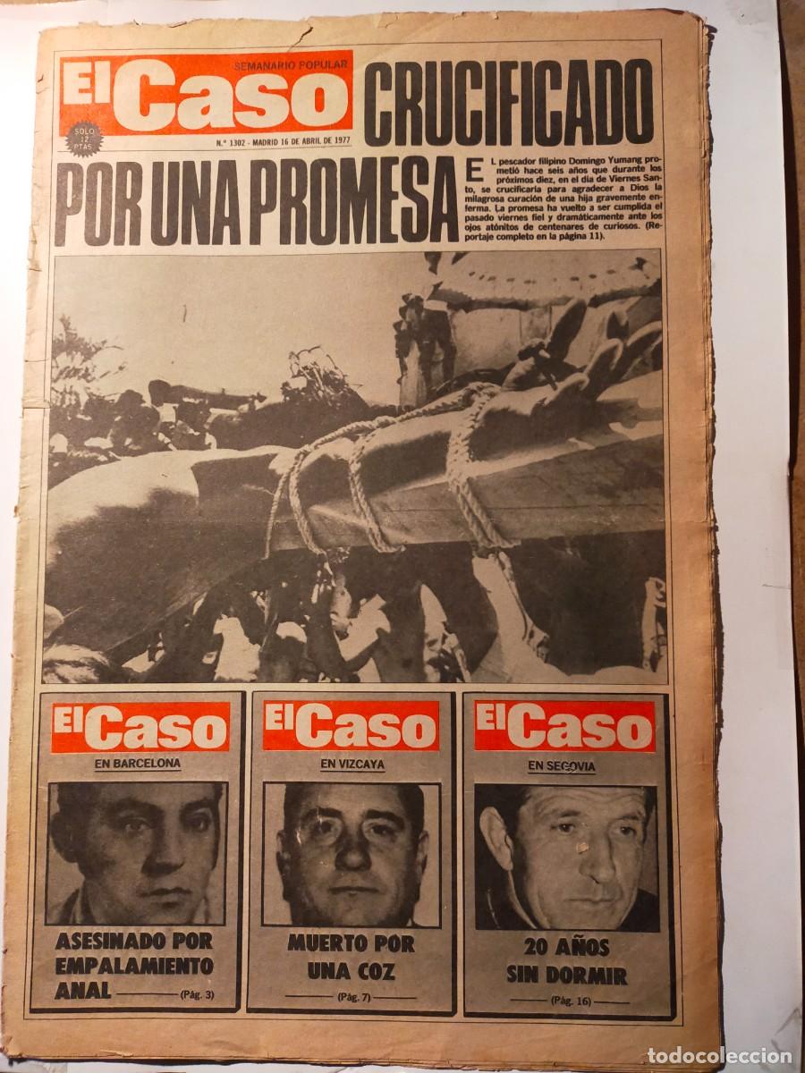 Collectionnisme de Revues et Journaux: PERIODICO &rdquo;EL CASO&rdquo; SEMANARIO DE SUCESOS N&ordm; 1302 - A&Ntilde;O 1977