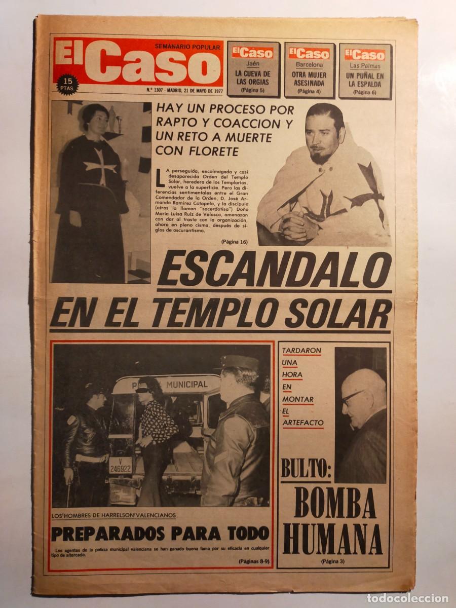 Collectionnisme de Revues et Journaux: PERIODICO &rdquo;EL CASO&rdquo; SEMANARIO DE SUCESOS N&ordm; 1307 - A&Ntilde;O 1977