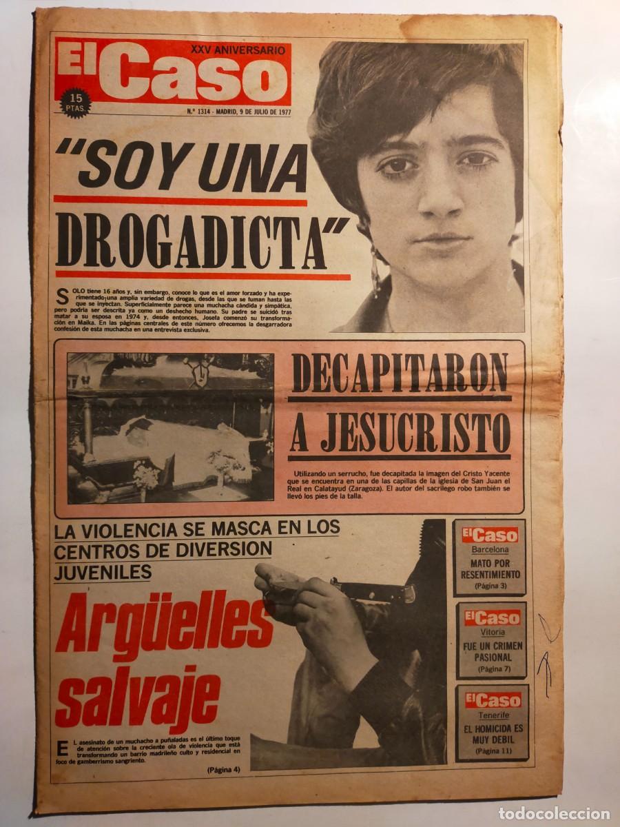 Collectionnisme de Revues et Journaux: PERIODICO &rdquo;EL CASO&rdquo; SEMANARIO DE SUCESOS N&ordm; 1314 - A&Ntilde;O 1977