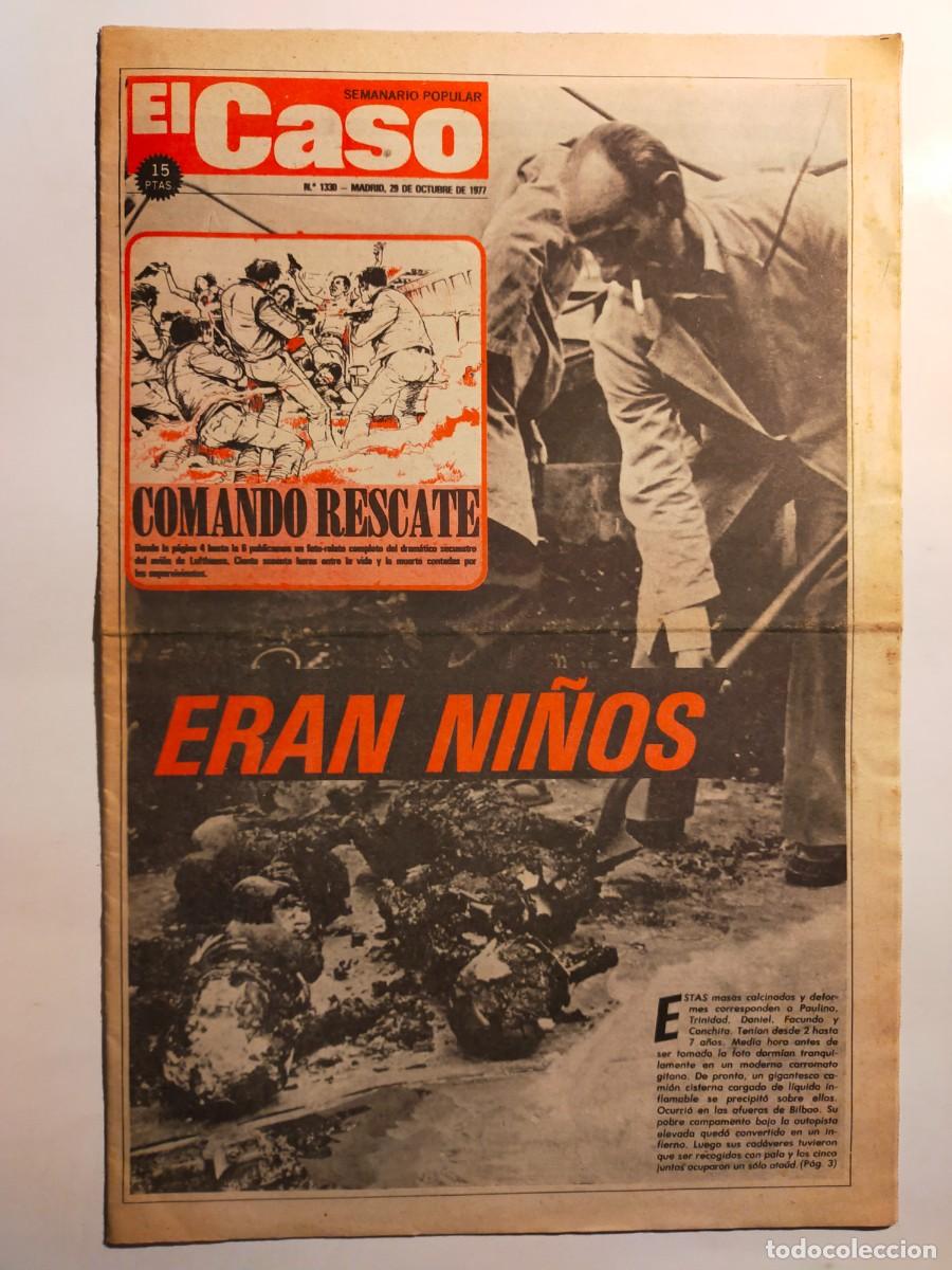 Coleccionismo de revistas y peri&oacute;dicos: PERIODICO &rdquo;EL CASO&rdquo; SEMANARIO DE SUCESOS N&ordm; 1330 - A&Ntilde;O 1977