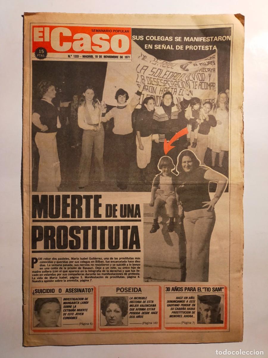 Coleccionismo de revistas y peri&oacute;dicos: PERIODICO &rdquo;EL CASO&rdquo; SEMANARIO DE SUCESOS N&ordm; 1333 - A&Ntilde;O 1977