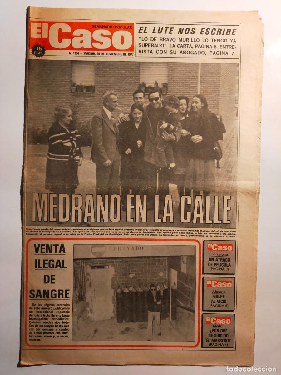 Collectionnisme de Revues et Journaux: PERIODICO &rdquo;EL CASO&rdquo; SEMANARIO DE SUCESOS N&ordm; 1334 - A&Ntilde;O 1977