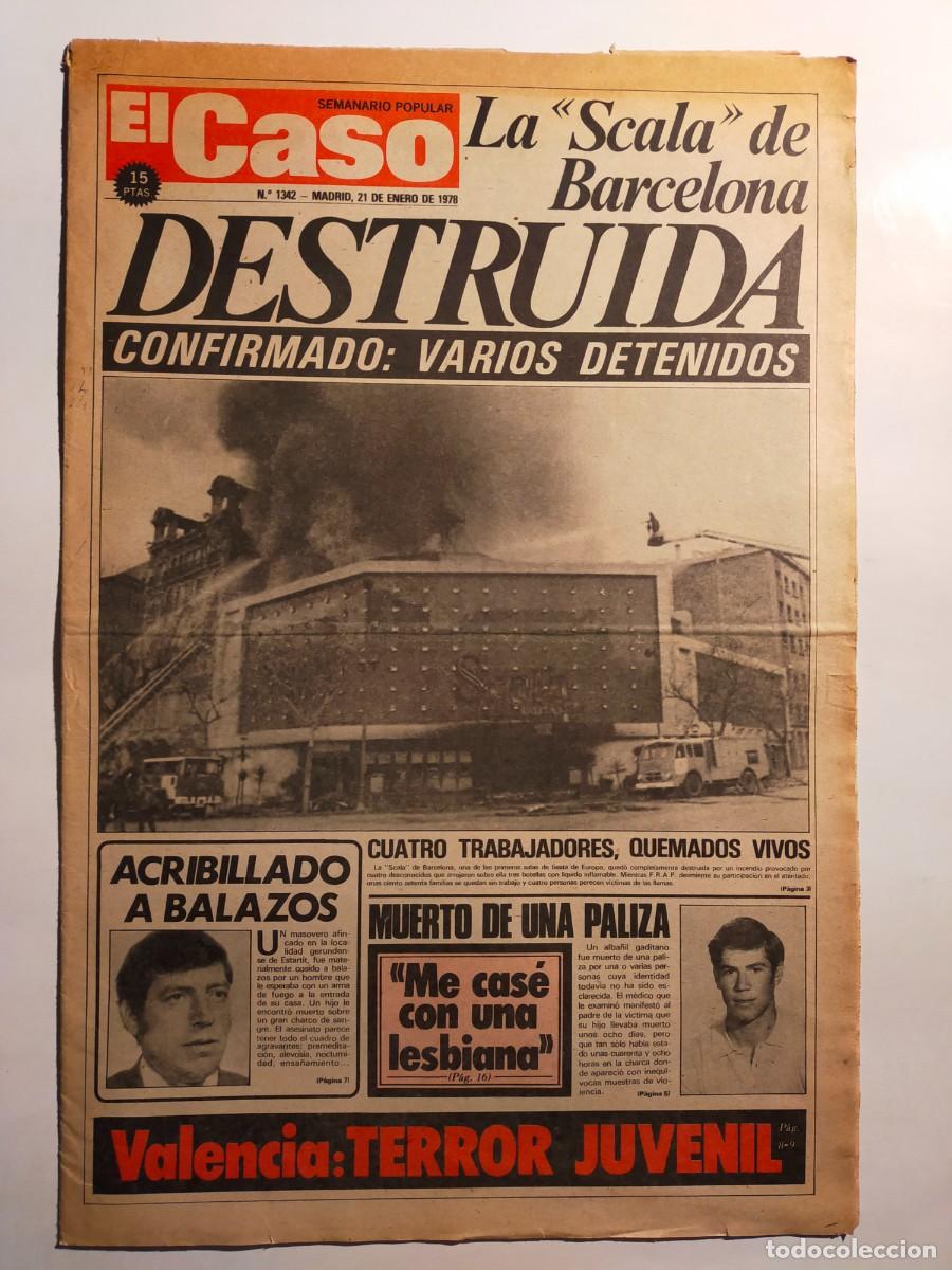 Collectionnisme de Revues et Journaux: PERIODICO &rdquo;EL CASO&rdquo; SEMANARIO DE SUCESOS N&ordm; 1342 - A&Ntilde;O 1978