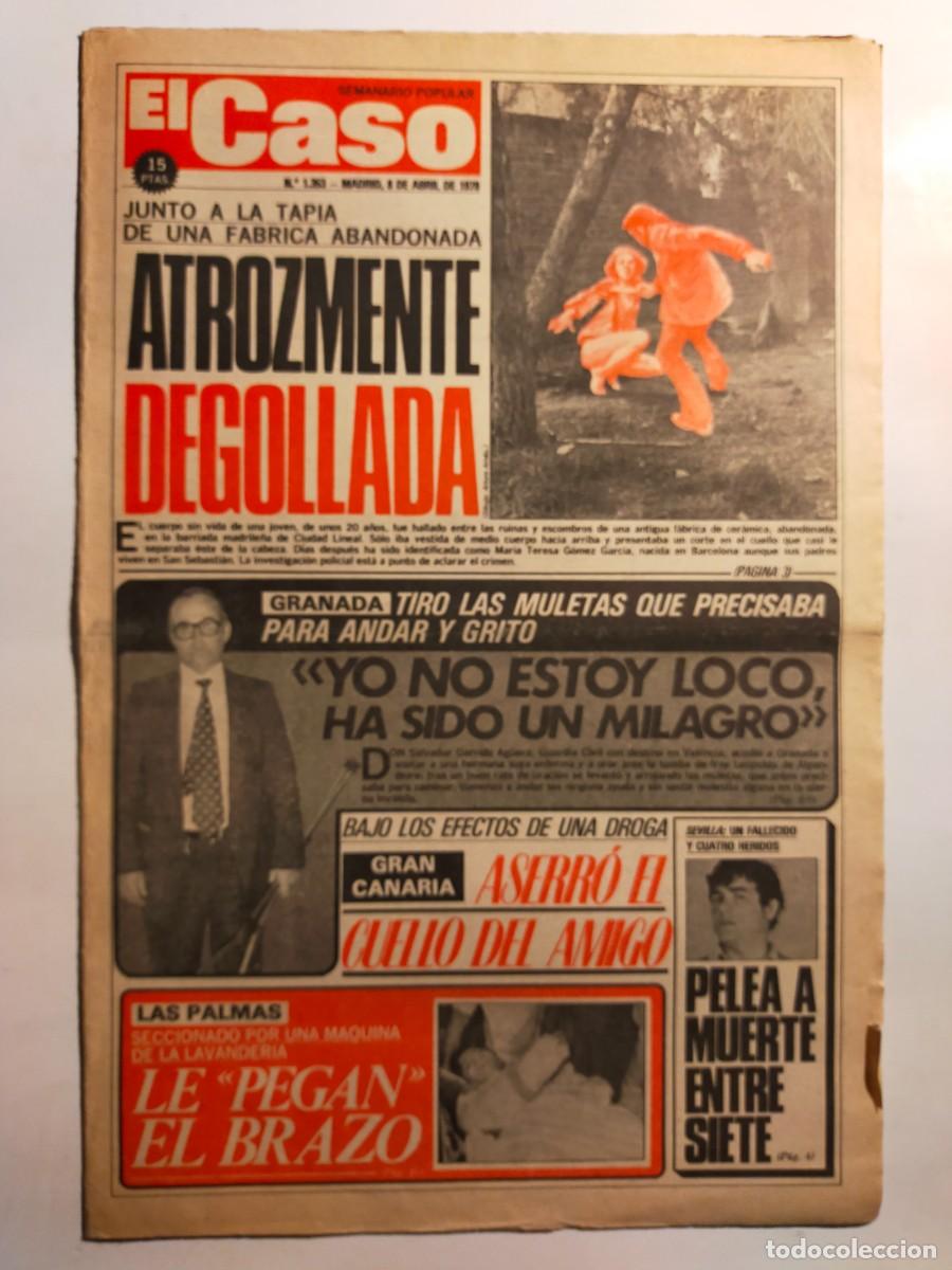 Collectionnisme de Revues et Journaux: PERIODICO &rdquo;EL CASO&rdquo; SEMANARIO DE SUCESOS N&ordm; 1353 - A&Ntilde;O 1978